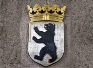 Das Wappen Berlins: Ein Berliner Bär.