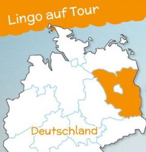 Eine Karte von Deutschland. Das Land Brandenburg ist in orange eingezeichnet.