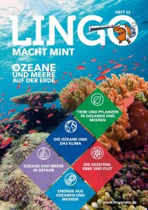 Das Lingo Cover von Heft 21. Korallen und Fische auf dem Meeresgrund.